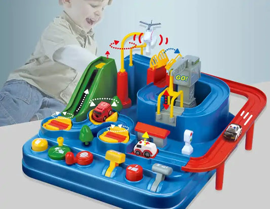 🚗 Manual Car Adventure Track Toy